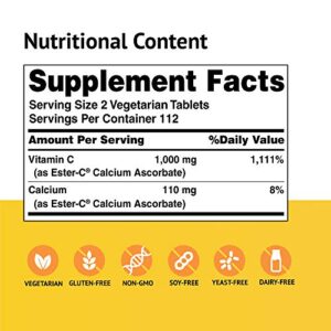 Ester-C® 500 mg Veg. Tablets 225