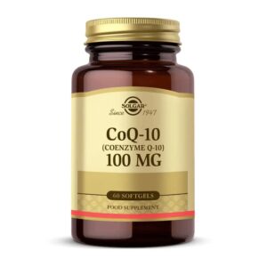 solgar megasorb coq-10 100 mg, 60 softgels – supports heart function & healthy aging – coenzyme q10 supplement – enhanced absorption – non-gmo, gluten free, dairy free – 60 servings
