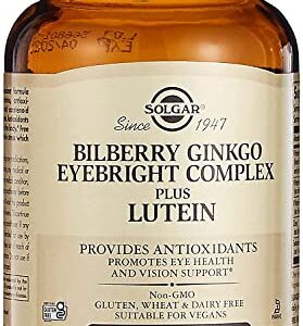 Solgar, Bilberry Ginkgo Eyebright, 60 Count