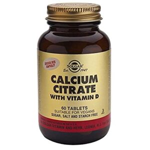 solgar – calcium citrate with vitamin d