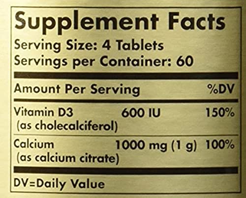 Solgar - Calcium Citrate With Vitamin D