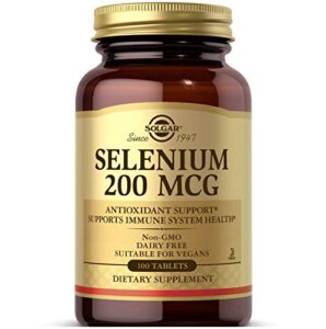solgar – selenium 200 mcg tablets 100 count