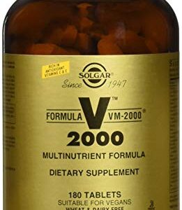 SOLGAR Formula VM-2000 Tablets Multinutrient System, 180 Count