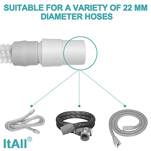 2PCS Replacement Tube Assembly for Wi. & SP. Tube, Tubing Accessories for Wi. & SP. Hose, Package Included Short Tube(2 Pieces), Elbow(2 Pieces) and Swivel(2 Pieces)