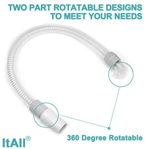 2PCS Replacement Tube Assembly for Wi. & SP. Tube, Tubing Accessories for Wi. & SP. Hose, Package Included Short Tube(2 Pieces), Elbow(2 Pieces) and Swivel(2 Pieces)