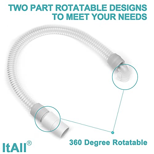 2PCS Replacement Tube Assembly for Wi. & SP. Tube, Tubing Accessories for Wi. & SP. Hose, Package Included Short Tube(2 Pieces), Elbow(2 Pieces) and Swivel(2 Pieces)