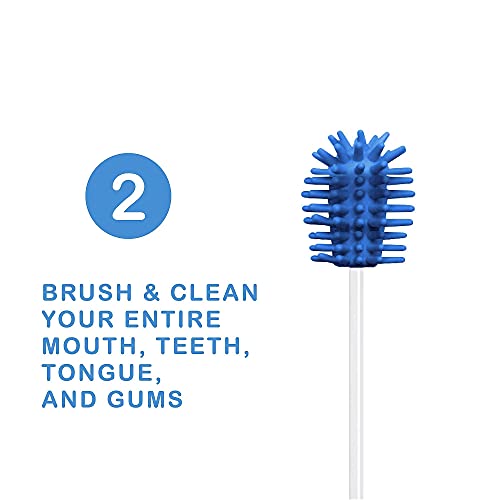 Fresh-Tips Mini Disposable Travel Toothbrush | Individually Wrapped | 25 Pack | Peppermint w/Xylitol | Next Generation Oral Care