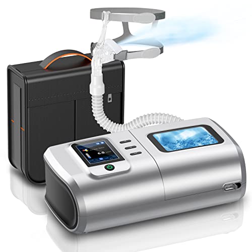 GBRIBOO Auto CPAP Machine for Sleep Apnea Portable Mini Travel CPAP Machine with Humidifier For Travel Home