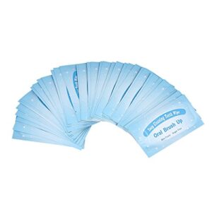 mint-flavored oral finger wipes teeth whitening wipes oral cleaning wipe (100 pcs)