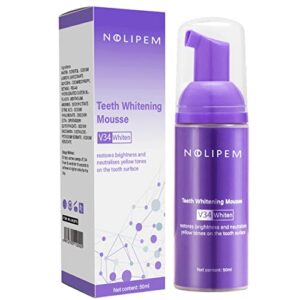 purple teeth whitening, tooth stain removal, teeth whitening booster, purple whitening tooth foam, purple toothpaste（50ml）