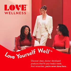 Love Wellness pH Balancing Cleanser Feminine Wash - Balances Women Vaginal Health & pH - Moisturizing Aloe Vera & Calendula for Itchy & Dry Skin - Odor-Free, Sulfate & Paraben-Free Feminine Care