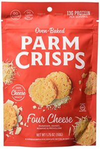 parmcrisps four cheese crisps, 1.75 oz