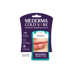 mederma cold sore discreet healing patch – a patch that protects and conceals cold sores – 15 count