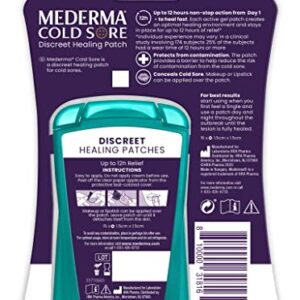 Mederma Cold Sore Discreet Healing Patch - A Patch That Protects and conceals Cold Sores - 15 Count