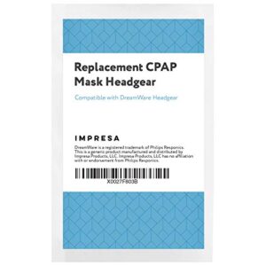 Impresa Replacement for DreamWear Respironics Headgear for Dreamwear Nasal Mask Strap for CPAP Machine