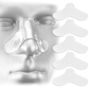 5 pack nasal pads for cpap mask – cpap nose pads – cpap supplies for cpap machine – sleep apnea mask comfort pad – custom design & can be trimmed to size – cpap cushions for most masks