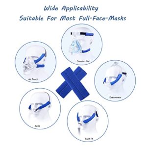 4 Packs CPAP Mask Strap Covers, Face Cushion Cover for Cpap Strap Headgear, Universal and Reusable Comfort Pads,CPAP Accessories & Supplies Soft-Fleece Mask Cover for Reducing Red Marks