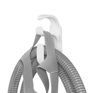 fanwer cpap hose hanger – cpap hose hook with mask holder – tubing holder for prevent hoses tangled, tube leakage portable cpap hose hanger, easy use & travel