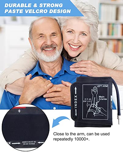 Blood Pressure Cuff, Compatible with Omron BP Extra Replacement Cuff, Applicable for 8.7”-16.5” Inches (22-42CM) Big Arm, Adult Large BP Cuff