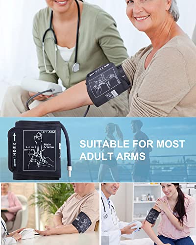 Blood Pressure Cuff, Compatible with Omron BP Extra Replacement Cuff, Applicable for 8.7”-16.5” Inches (22-42CM) Big Arm, Adult Large BP Cuff