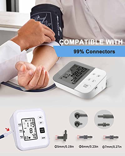 Blood Pressure Cuff, Compatible with Omron BP Extra Replacement Cuff, Applicable for 8.7”-16.5” Inches (22-42CM) Big Arm, Adult Large BP Cuff