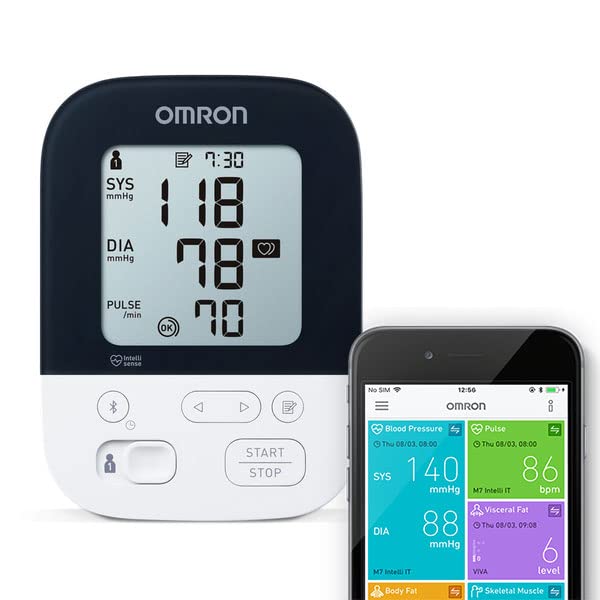 Omron M4 HEM-7155T-EBK Plus Upper Arm Blood Pressure Monitor