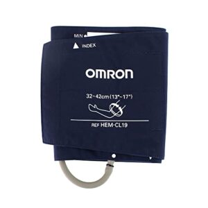 omron healthcare hem-907-cl19 cuff/bladder set for hem-907/907xl bp unit, large ()