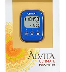 Omron HJ325 Alvita Ultimate Pedometer, Blue