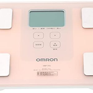 Omron body weight, composition meter scan pink HBF-214-PK