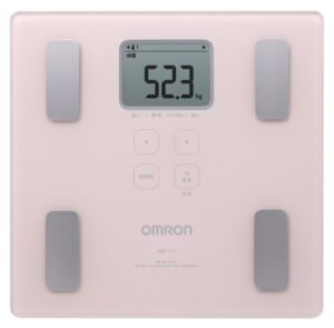 omron body weight, composition meter scan pink hbf-214-pk