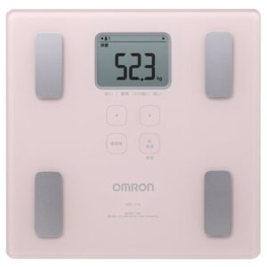 Omron body weight, composition meter scan pink HBF-214-PK