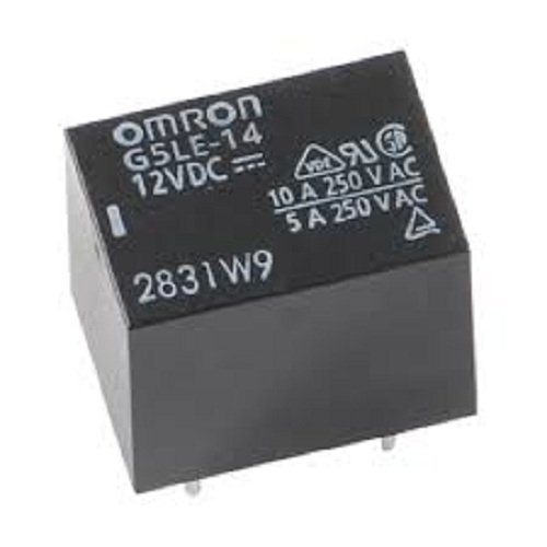 Omron Electronic Components Relay, Spdt, 250Vac, 30Vdc, 10A - G5LE-14 DC12