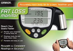 omron fat loss monitor, bodylogic body fat analyzer, (1 each, 1 each)