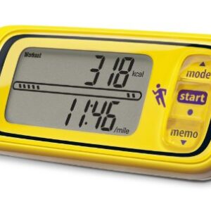 Omron Hja-301 Pace and Distance Tracker, Yellow