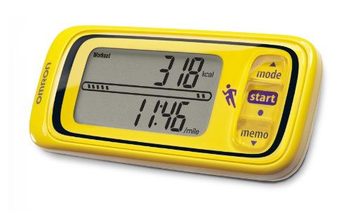 Omron Hja-301 Pace and Distance Tracker, Yellow