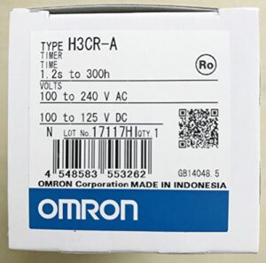 omron industrial automation h3cr-a ac100-240/dc100-125 electromechanical multifunction timer
