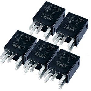 omron gm 5 pin black 12077866 replacement for relay 5810-0202, 7866 (pack of 5)