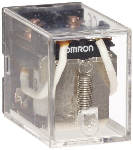 Omron LY2-AC110/120 General Purpose Relay, Standard Type, Plug-In/Solder Terminal, Standard Bracket Mounting, Single Contact, Double Pole Double Throw Contacts, 9.9 to 10.8 mA at 50 Hz and 8.4 to 9.2 mA at 60 Hz Rated Load Current, 110 to 120 VAC Rated Lo