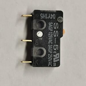 Omron Electronic Components SS-5 Micro Switch, Pin Plunger, SPDT, 5A 250V