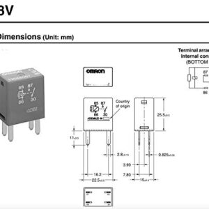 Omron Omron GMC Gm Relay 12088567 (Pack of 2)