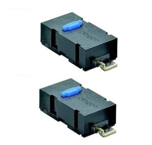 pack of 2 omron micro switches angle terminal spst 0.6n home appliances – compatible with mx anywhere m905 mouse