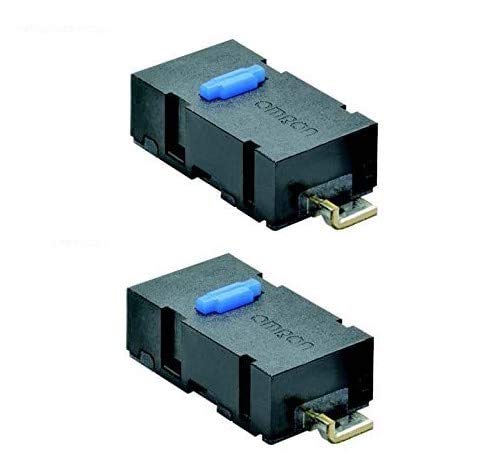 Pack of 2 Omron Micro switches Angle Terminal SPST 0.6N Home Appliances - Compatible with MX Anywhere M905 Mouse
