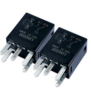 2X 05269988AA Omron 21911C Accessory Power 12VDC 10A Relay 5 Pin