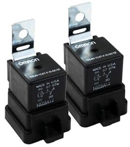 ( one pair) omron trim tilt relay for outboard motor american, spdt, 12 vdc, 40a, g8jn series, panel, quick connect