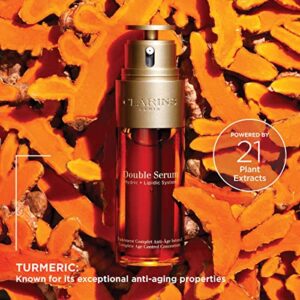 Clarins Double Serum | Award-Winning | Anti-Aging | Visibly Firms, Smoothes and Boosts Radiance in Just 7 Days* | 21 Plant Ingredients, Including Turmeric | All Skin Types, Ages and Ethnicities