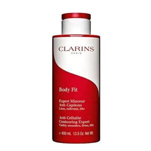clarins body fit cellulite control cream | award-winning | targets cellulite |visibly firms, lifts, contours and smoothes hips and thighs | 8 natural plant extracts | all skin types