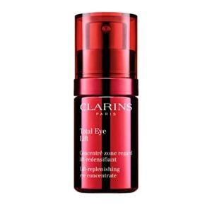 clarins total eye lift | award-winning | anti-aging eye cream | targets wrinkles, crow’s feet, dark circles, and puffiness for a visible eye lift in 60 seconds flat*| ingredients of 94% natural origin