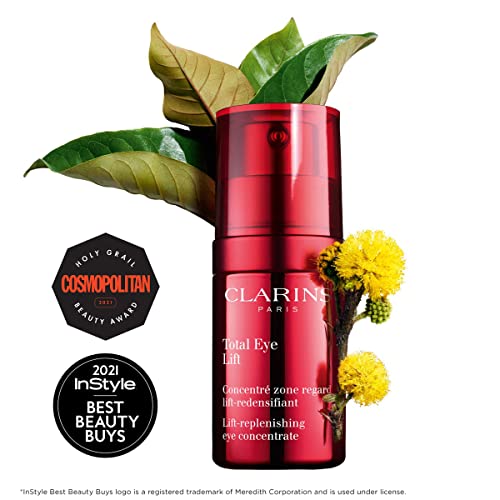 Clarins Total Eye Lift | Award-Winning | Anti-Aging Eye Cream | Targets Wrinkles, Crow's Feet, Dark Circles, and Puffiness For a Visible Eye Lift in 60 Seconds Flat*| Ingredients Of 94% Natural Origin