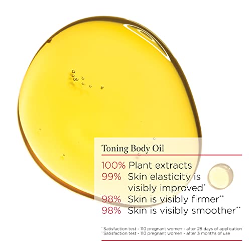 Clarins Tonic Body Treatment Oil | Stretch Mark Pregnancy Care | Skin Elasticity Is Improved After 28 Days* | Visibly Firms and Tones | Dermatologist Tested | Natural 100% Plant Extracts