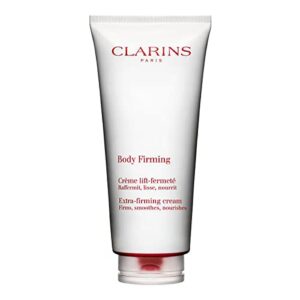 clarins extra-firming body cream | anti-aging body lotion | visibly firms, tightens and smoothes | 96% natural ingredients, including organic shea butter and organic aloe vera extract | 6.6 ounces